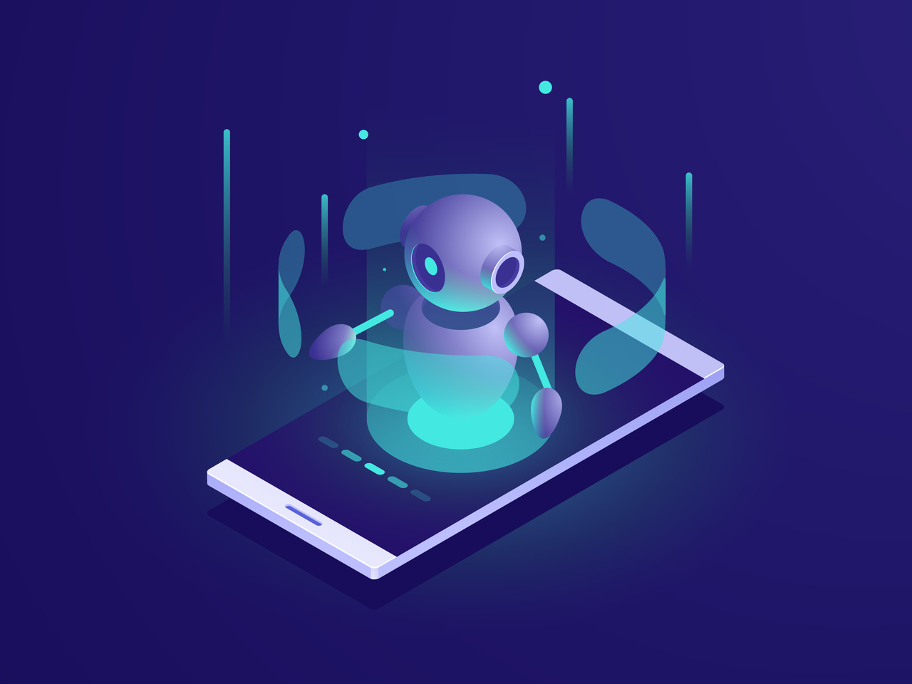 Como funciona um chatbot com IA na prática