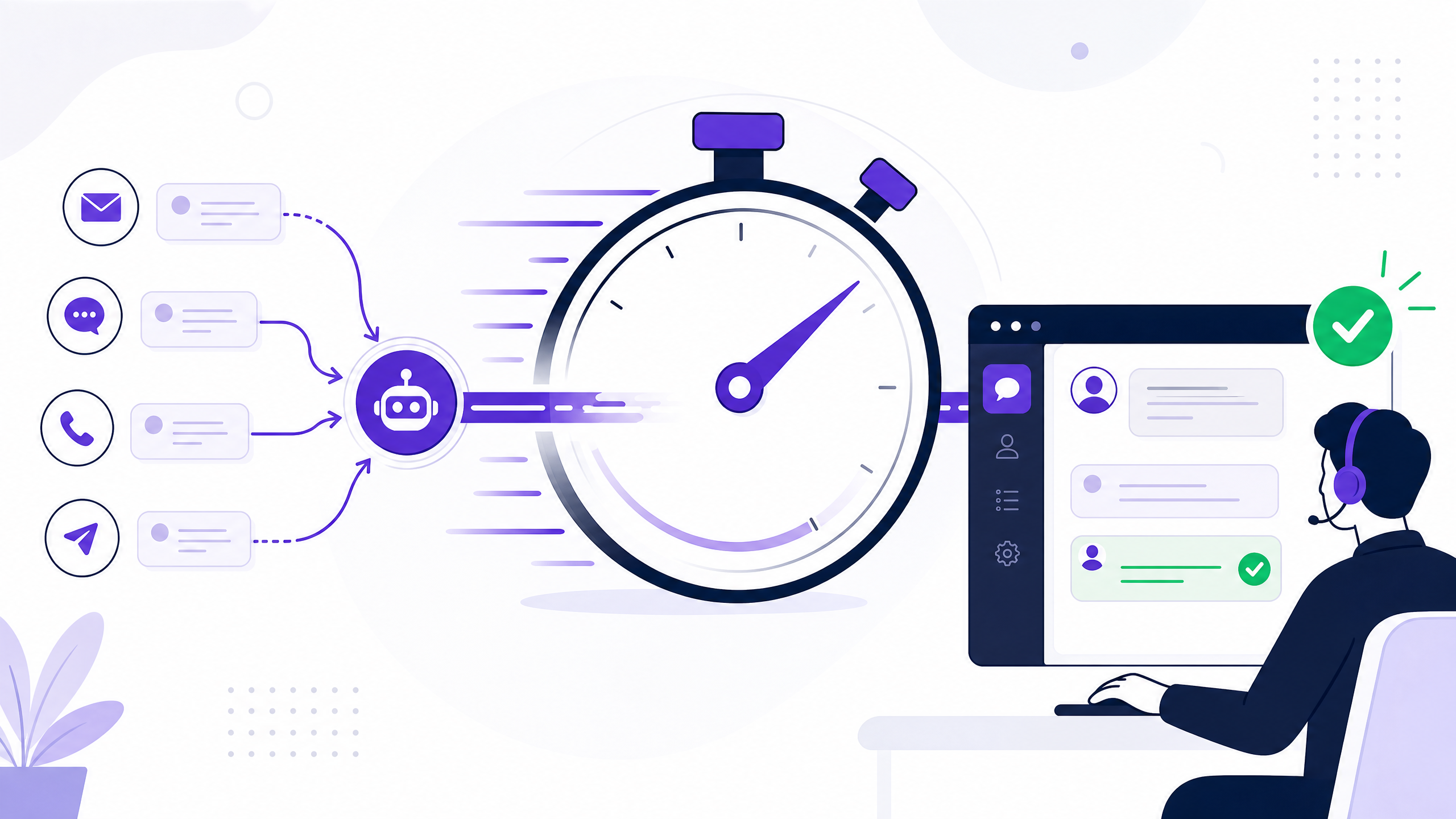 Tempo de primeira resposta no B2B: benchmarks e como reduzir com automação