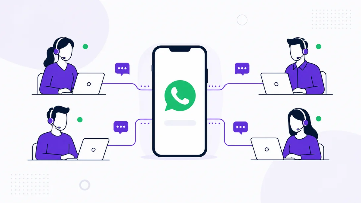 Vários atendentes, um número: como organizar o multiatendimento no WhatsApp sem caos