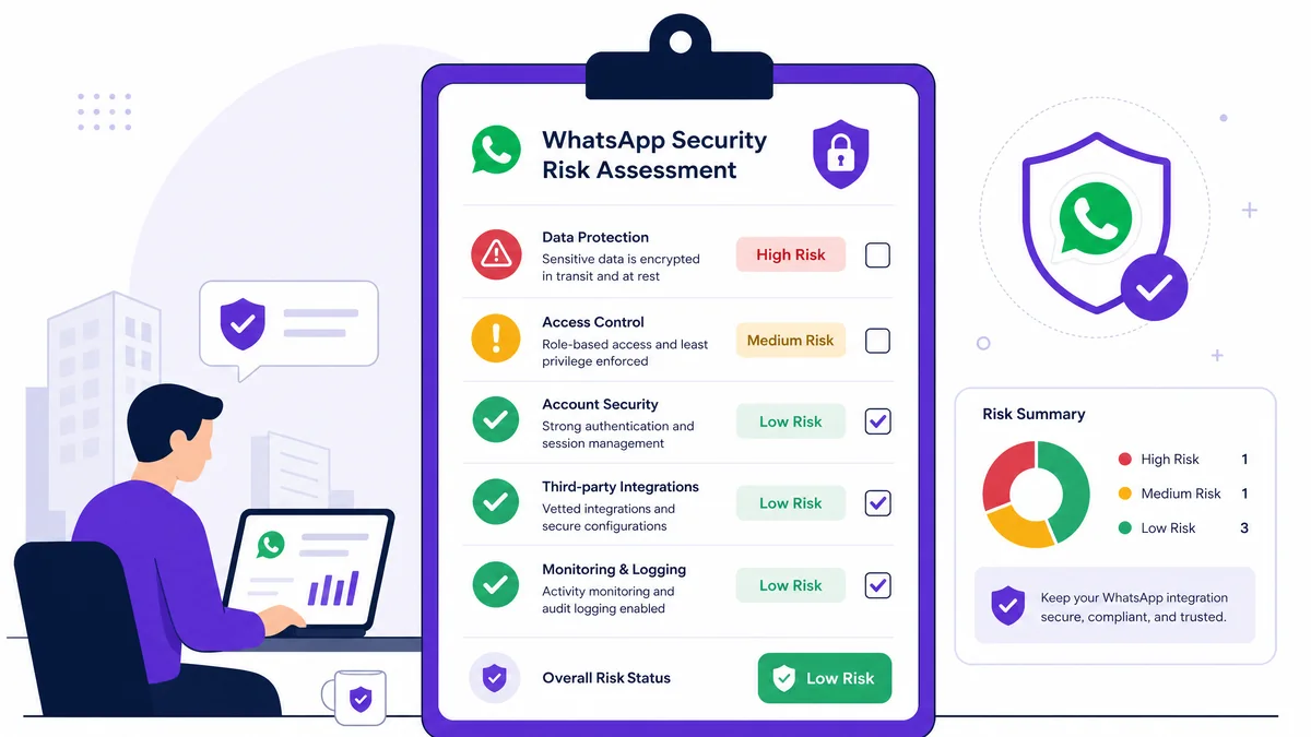 Avaliação de riscos de segurança de uma integração corporativa com WhatsApp